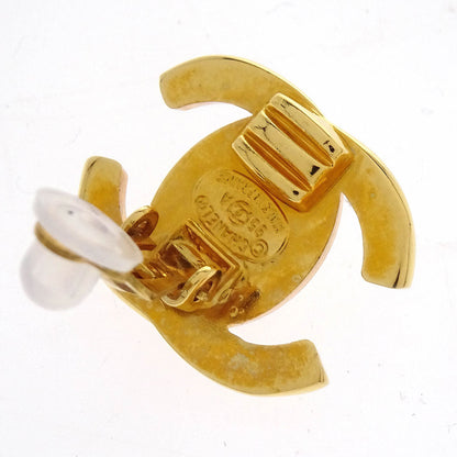 Chanel CC Turnlock Earrings Clip-On Gold Small 95A
