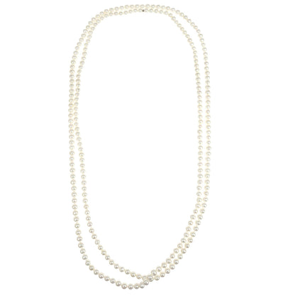 Tiffany & Co. Chain Necklace SV925 Silver Freshwater Pearl