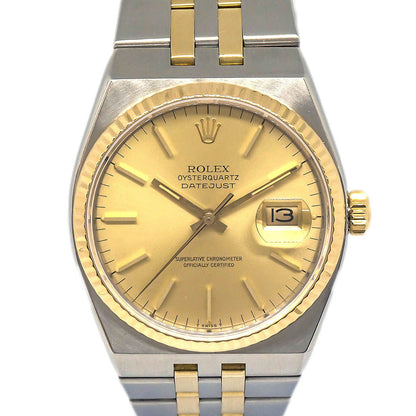 Rolex Oysterquartz Datejust Ref.17013 Watch SS 18KYG