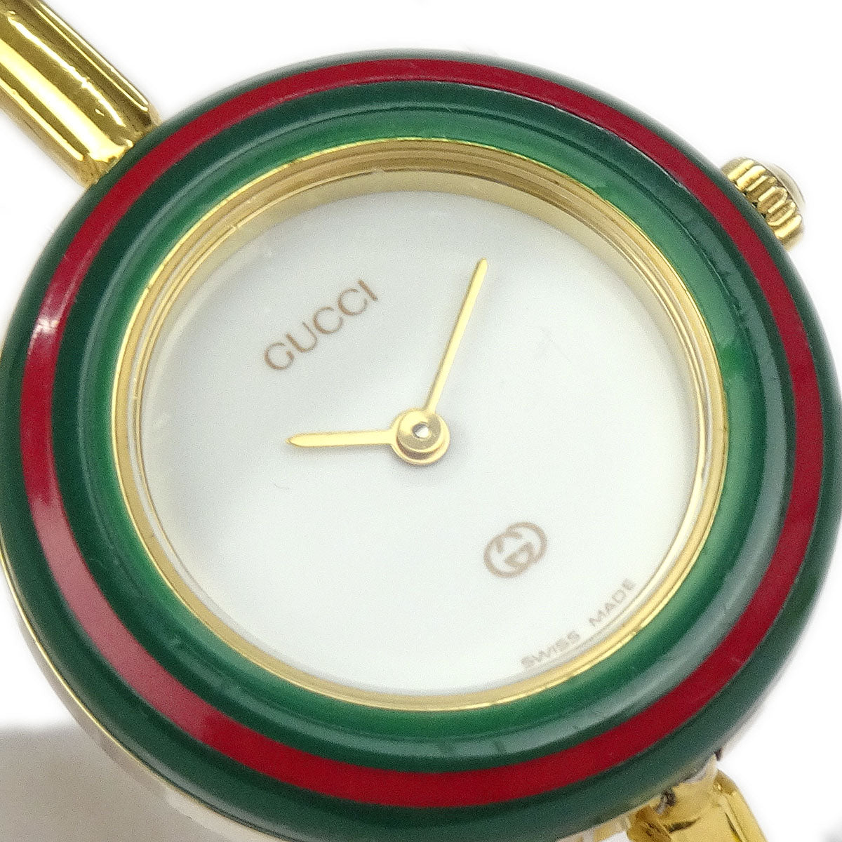 Gucci 11/12 Change Bezel Chameleon Quartz Watch SS