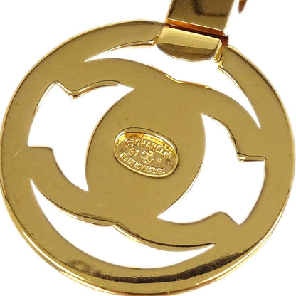 Chanel Turnlock Medallion Chain Pendant Necklace Gold 97P
