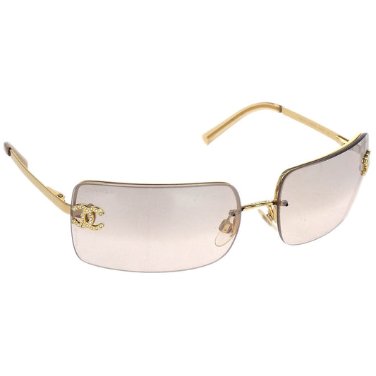 Chanel Sunglasses Eyewear Brown Small Good