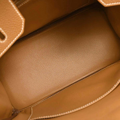 Hermes Gold Togo Birkin 30 Handbag