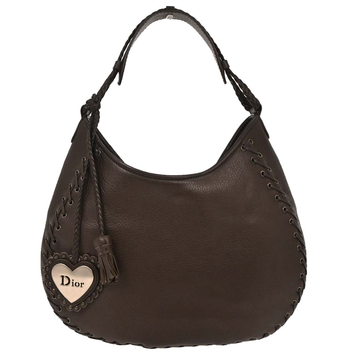Christian Dior Brown Ethnic Hobo Handbag