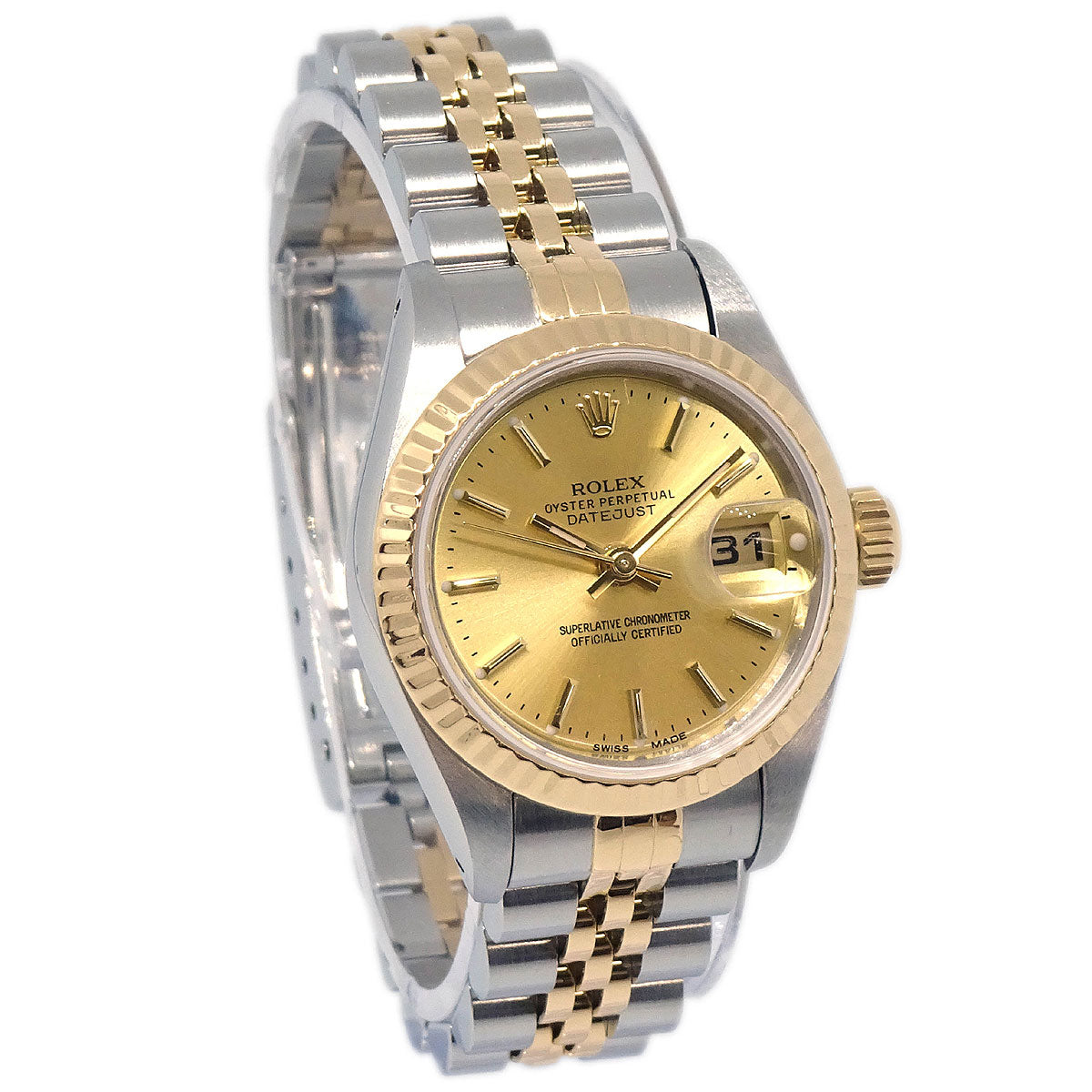 Rolex Oyster Perpetual Datejust 26mm Ref.69173 Self-winding Watch SS 18KYG