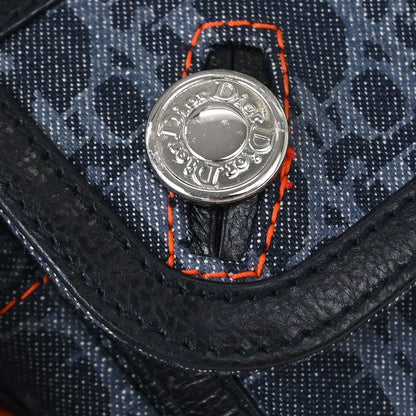 Christian Dior Navy Trotter Flight Handbag