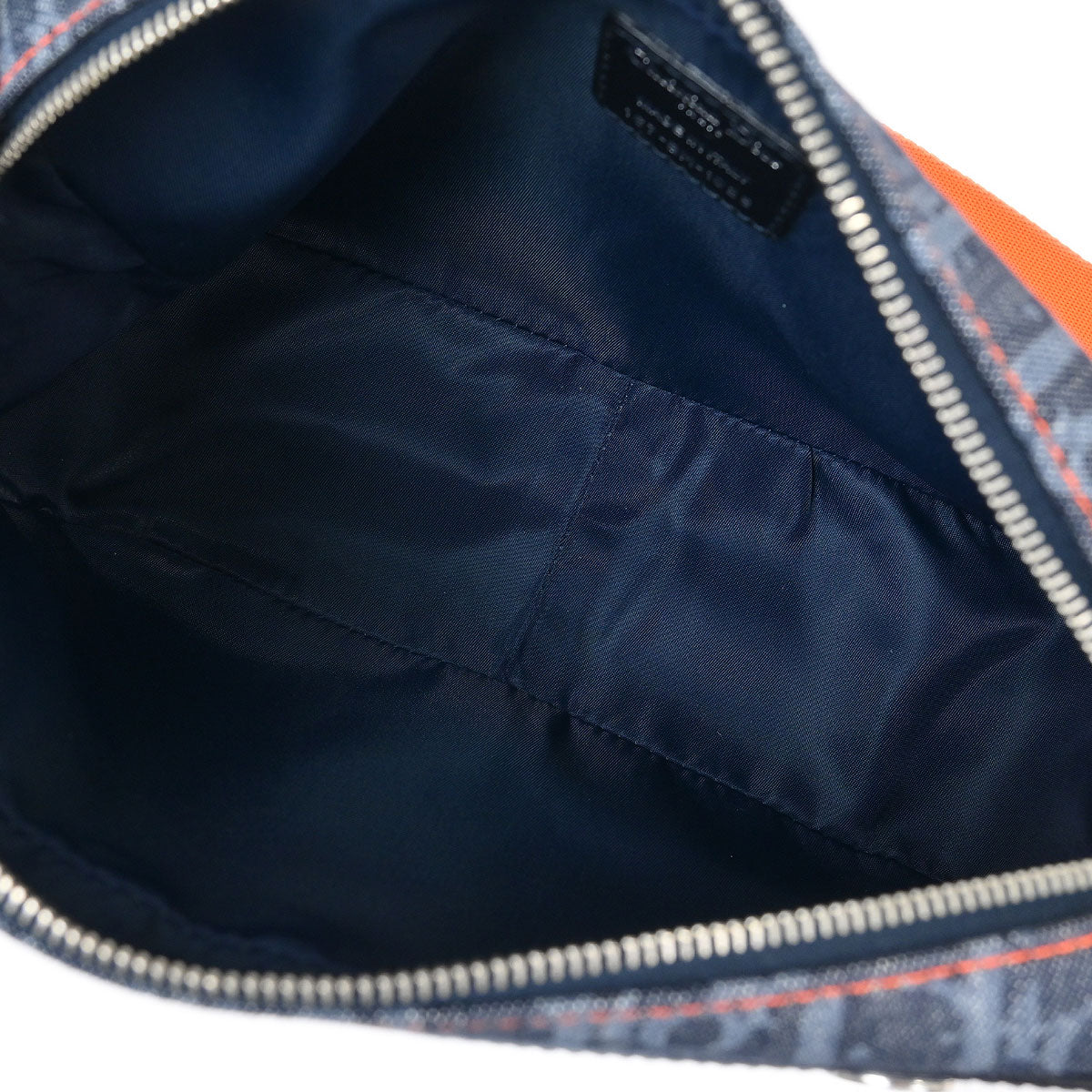 Christian Dior Navy Trotter Flight Handbag