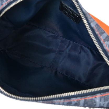Christian Dior Navy Trotter Flight Handbag