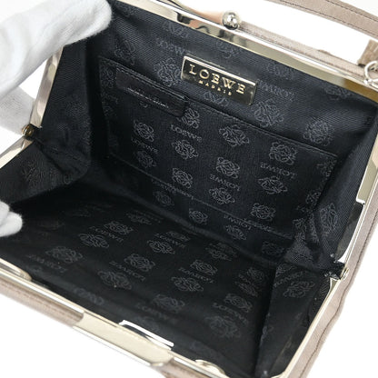 Loewe * Beige Suede Python Handbag