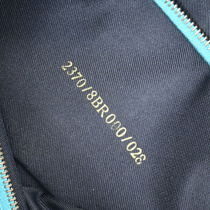 Fendi Black Zucchino Baguette Handbag