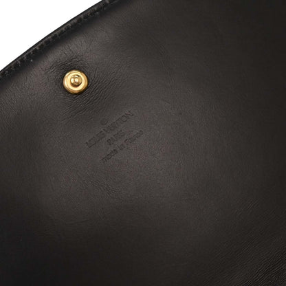Louis Vuitton Black Opera Aegean Clutch Handbag M63962