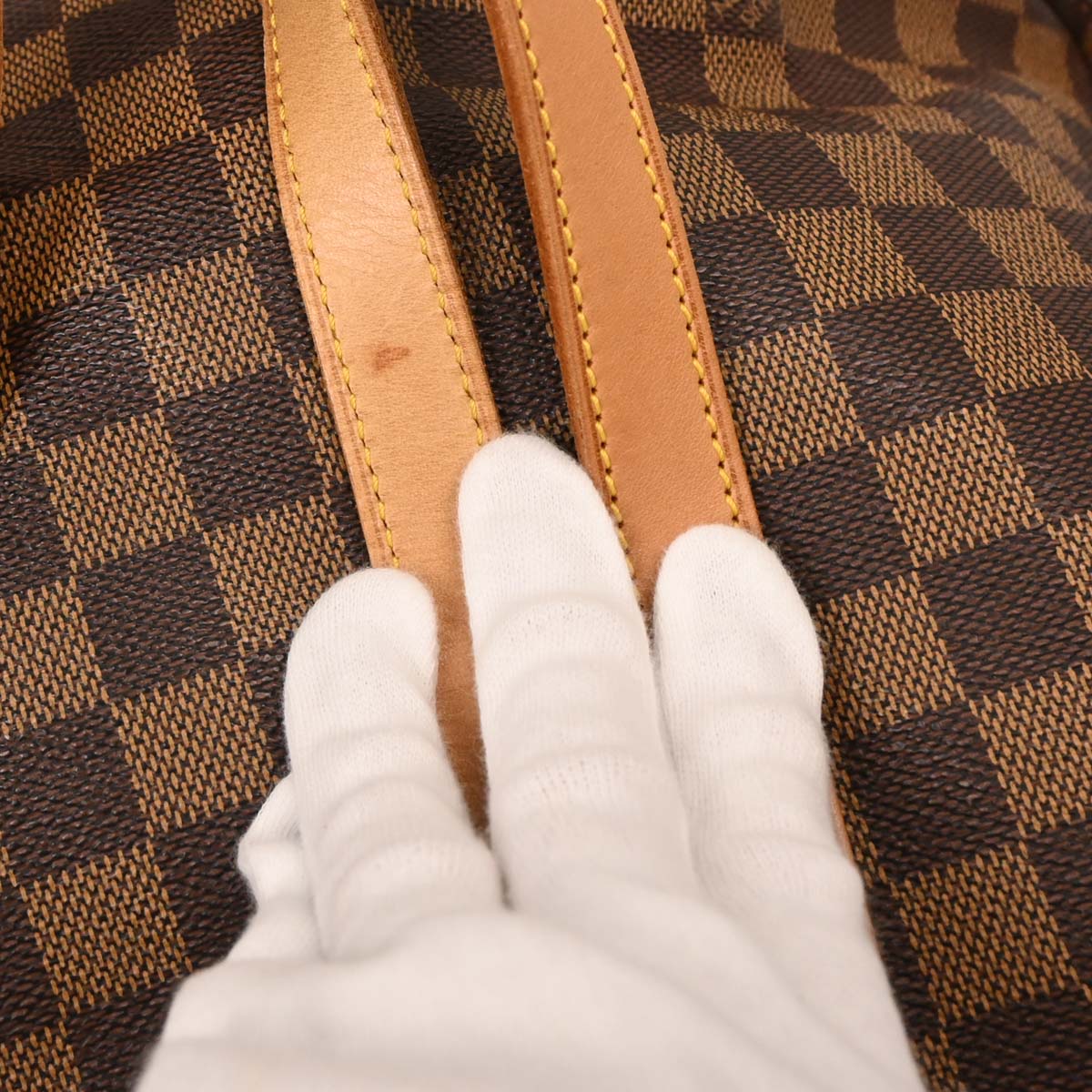 Louis Vuitton 1996 Damier Colombine Shoulder Tote Bag N99037