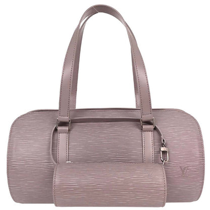 Louis Vuitton Purple Epi Soufflot Handbag M5222B