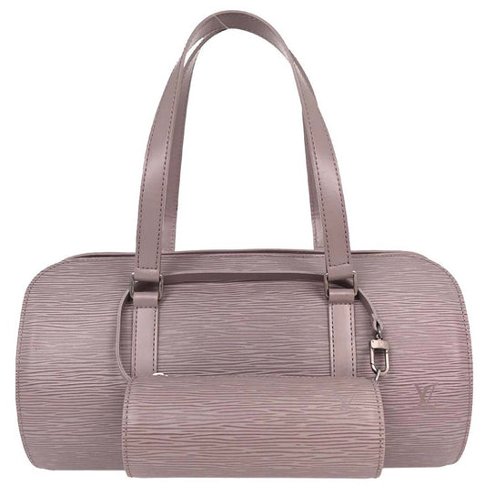 Louis Vuitton Purple Epi Soufflot Handbag M5222B