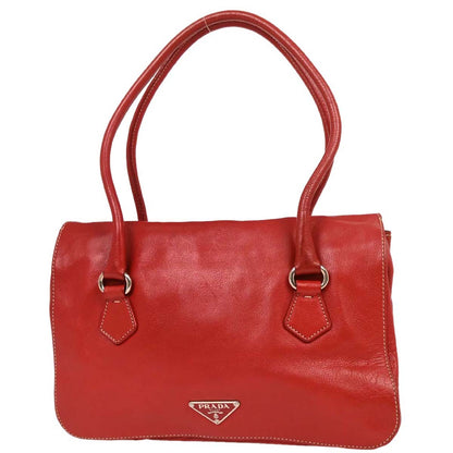 Prada Red Leather Handbag