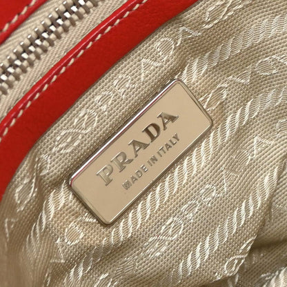 Prada Red Leather Handbag