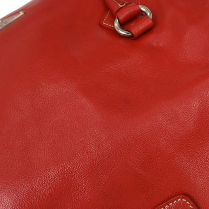 Prada Red Leather Handbag