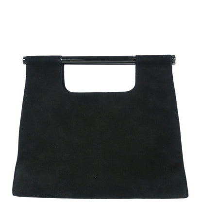 Chanel 1997-1999 Black Suede Handbag