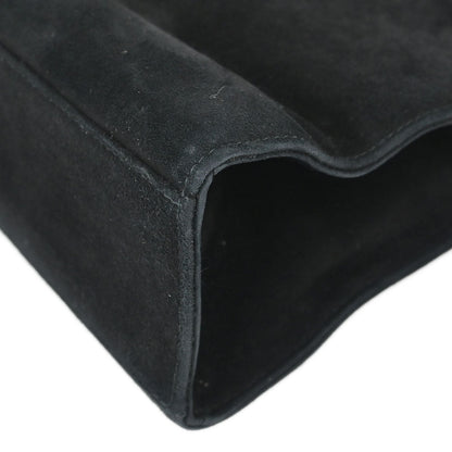 Chanel 1997-1999 Black Suede Handbag