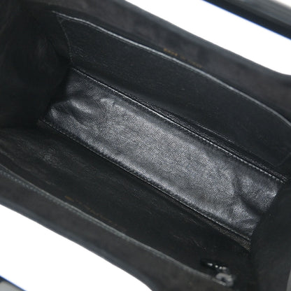 Chanel 1997-1999 Black Suede Handbag