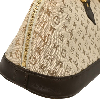 Louis Vuitton Khaki Monogram Mini Alma Long Handbag M92206