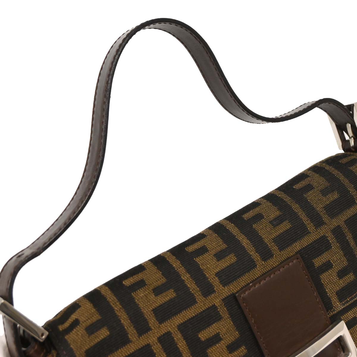 Fendi Brown Zucca Baguette Handbag