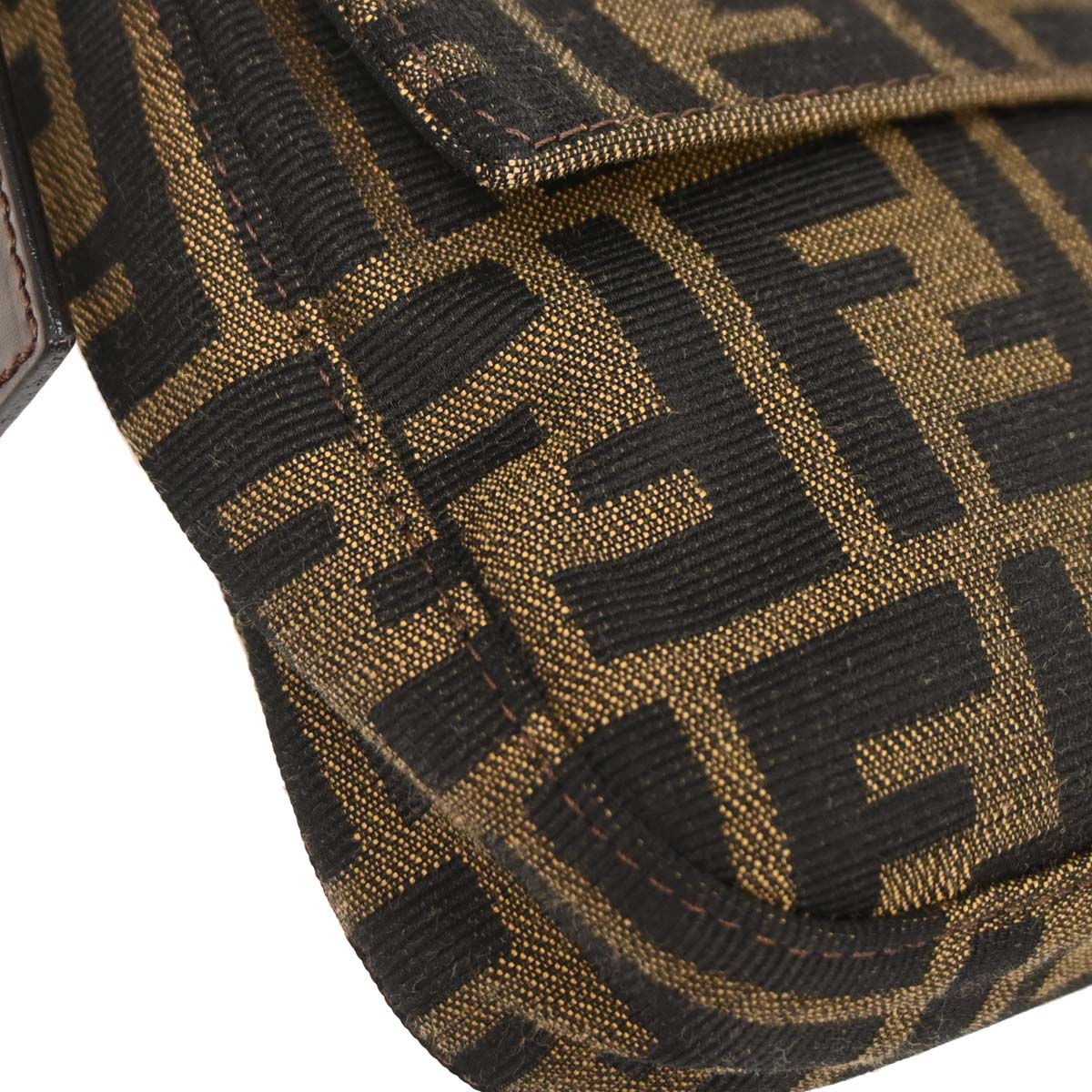 Fendi Brown Zucca Baguette Handbag
