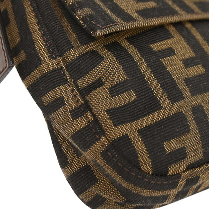Fendi Brown Zucca Baguette Handbag