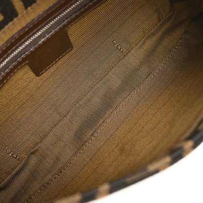 Fendi Brown Zucca Baguette Handbag