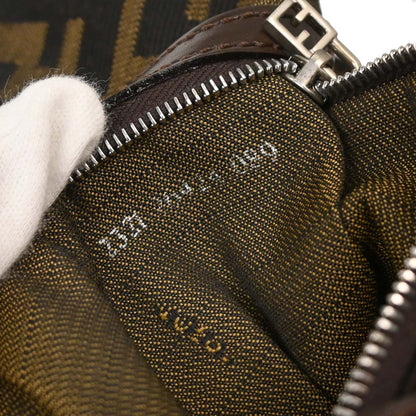 Fendi Brown Zucca Baguette Handbag