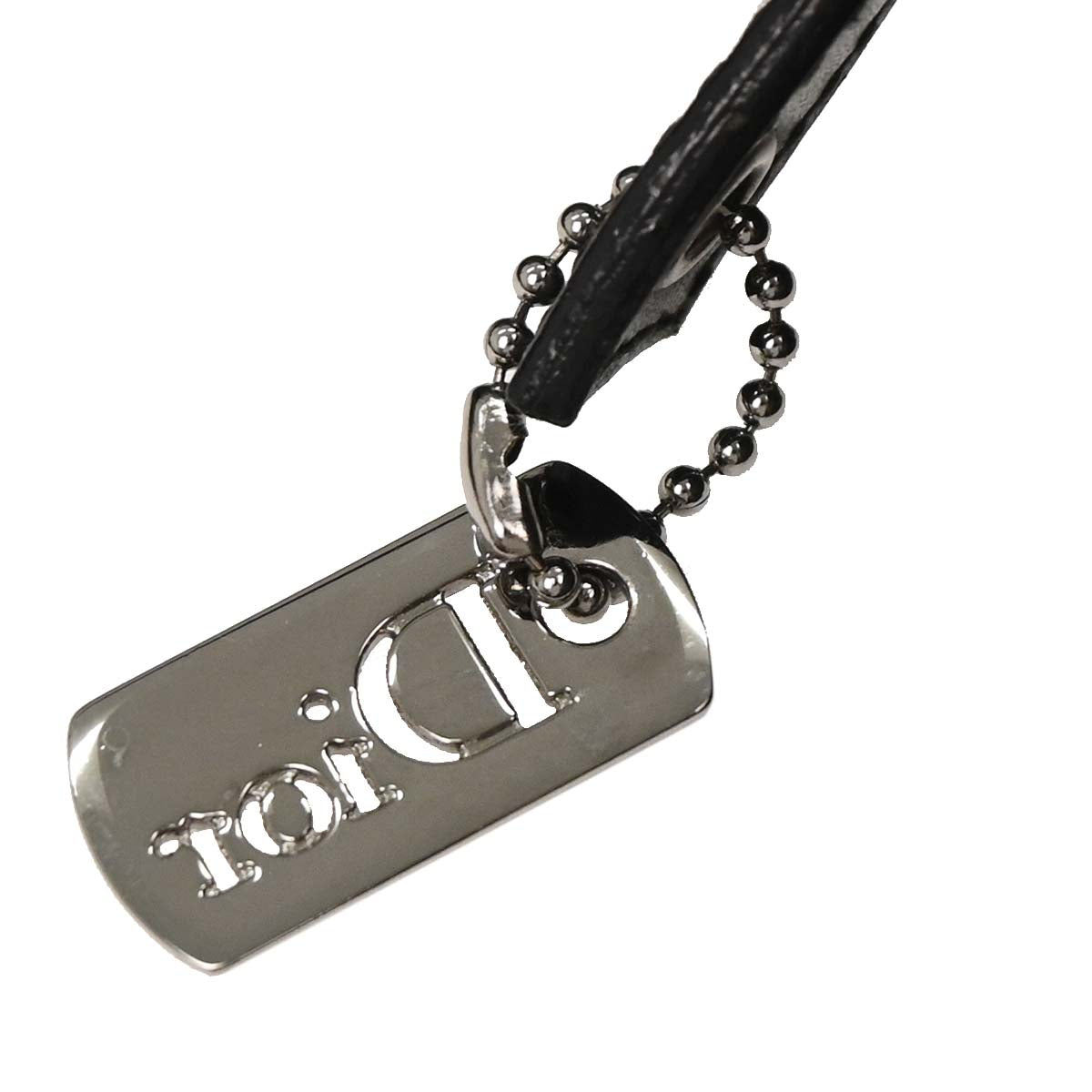 Christian Dior Black Leather Street Chic Shoulder Bag