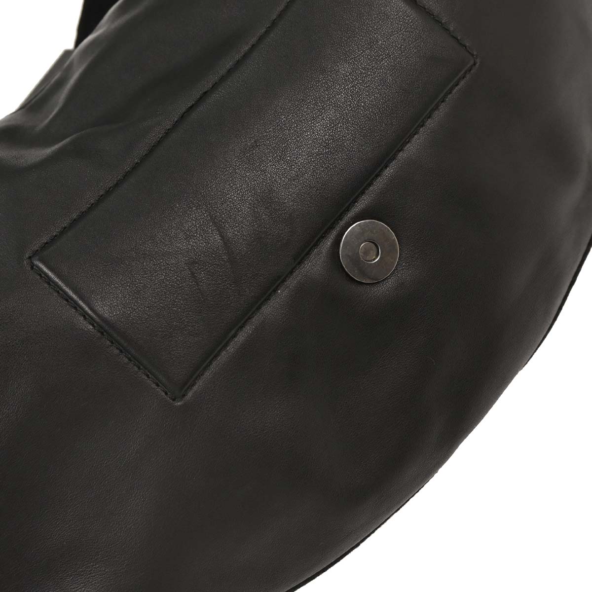 Christian Dior Black Leather Street Chic Shoulder Bag