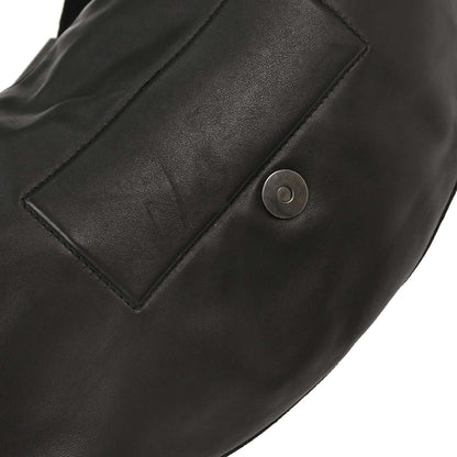 Christian Dior Black Leather Street Chic Shoulder Bag