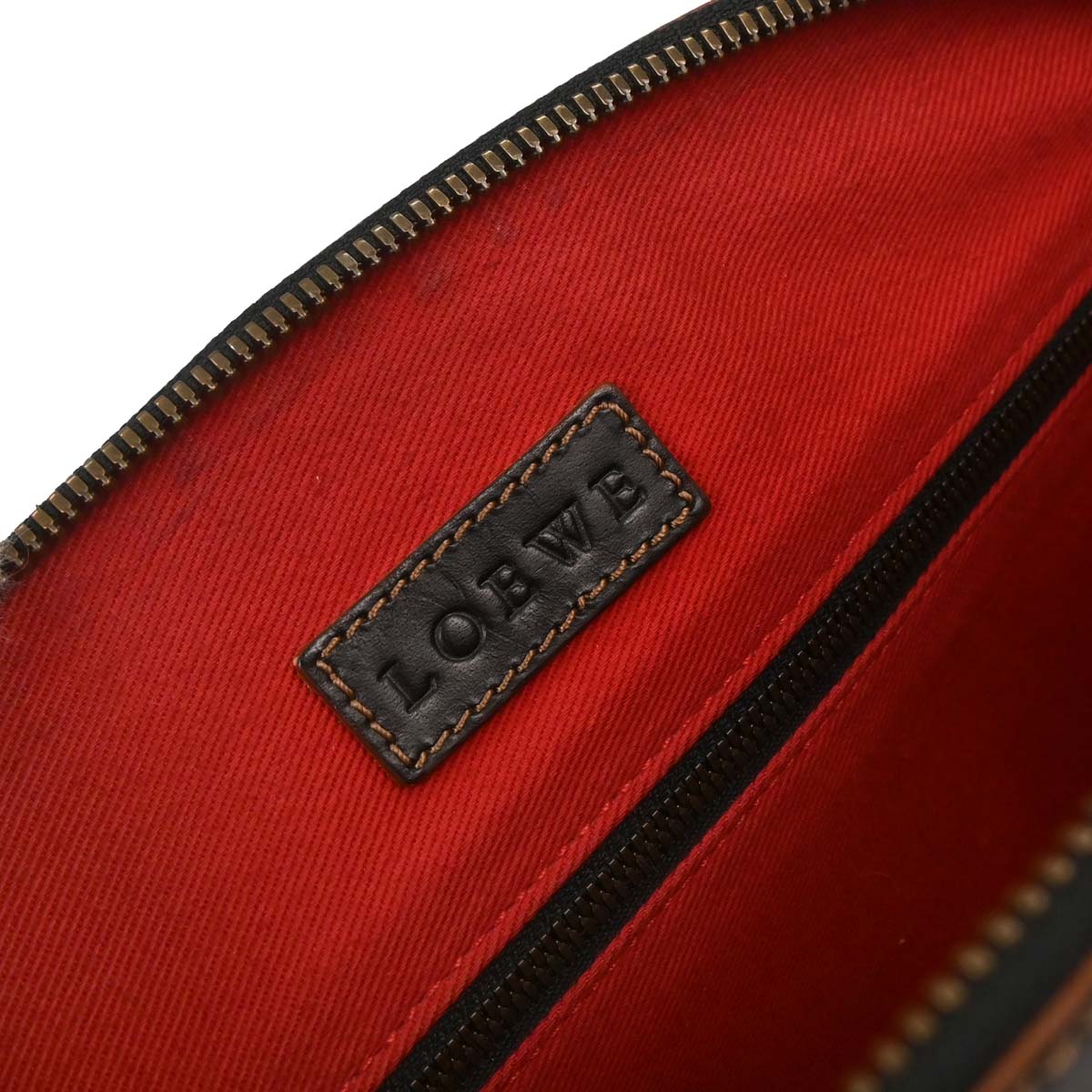 Loewe Black Leather Suede Handbag