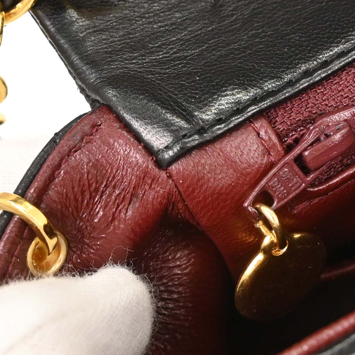 Chanel 1989-1991 Black Lambskin Classic Square Flap Shoulder Bag