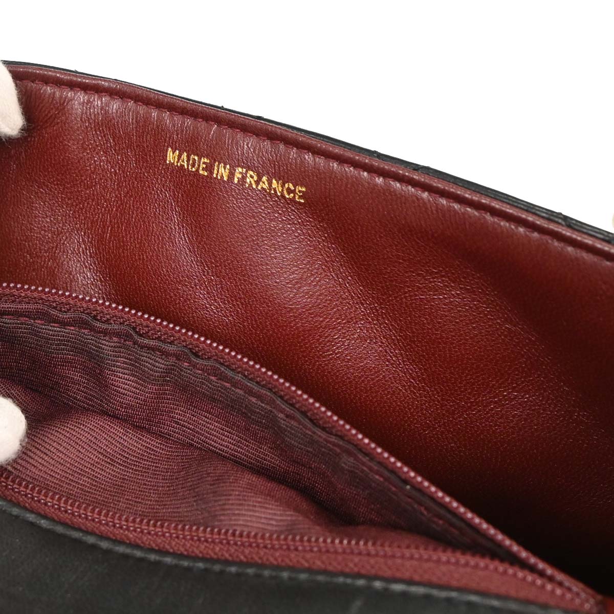 Chanel 1989-1991 Black Lambskin Classic Square Flap Shoulder Bag