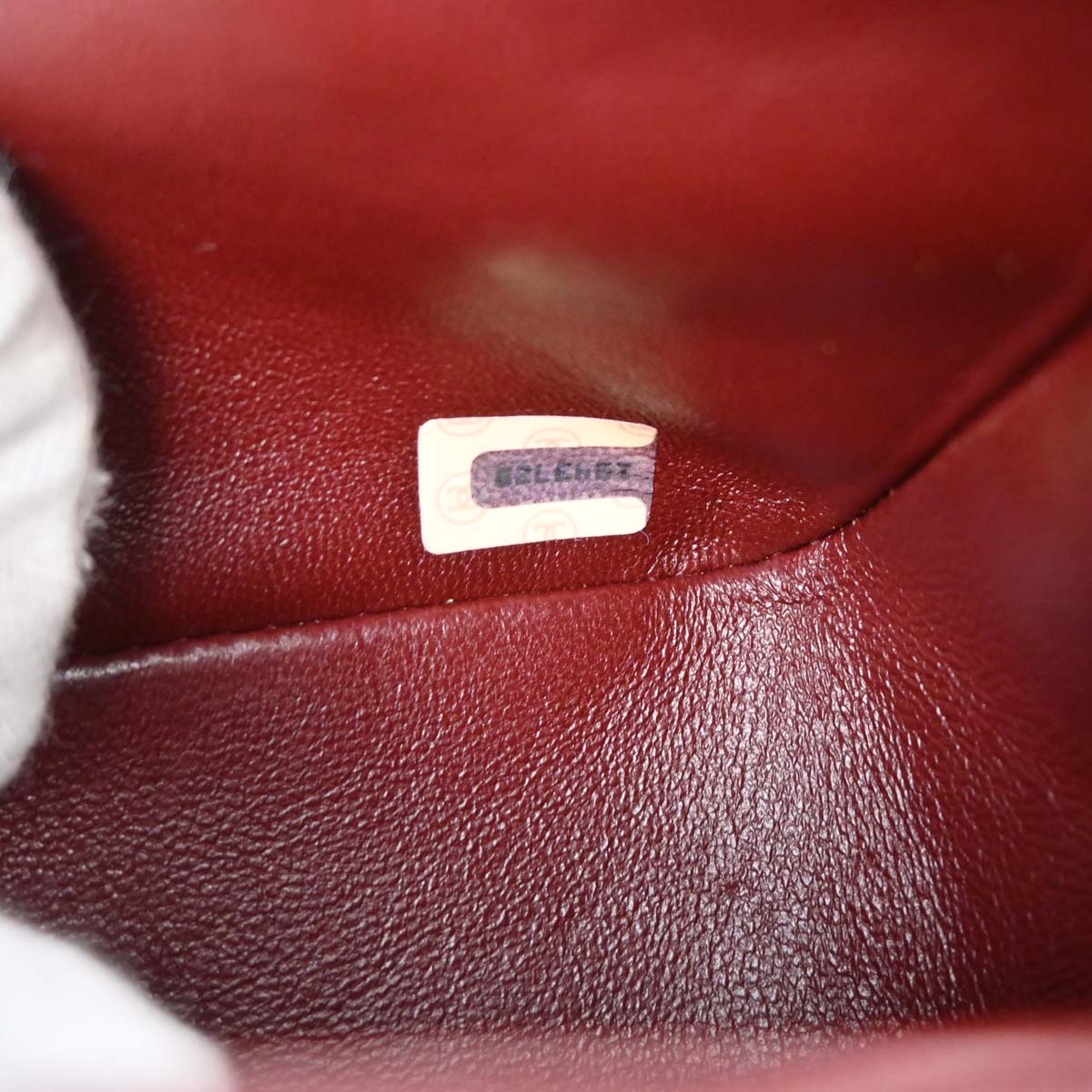 Chanel 1989-1991 Black Lambskin Classic Square Flap Shoulder Bag