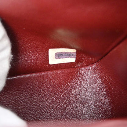 Chanel 1989-1991 Black Lambskin Classic Square Flap Shoulder Bag