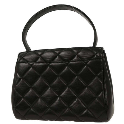 Chanel 1996-1997 Black Lambskin Handbag
