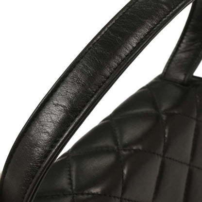 Chanel 1996-1997 Black Lambskin Handbag