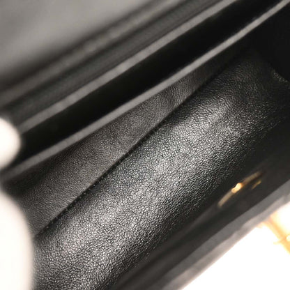 Chanel 1996-1997 Black Lambskin Handbag