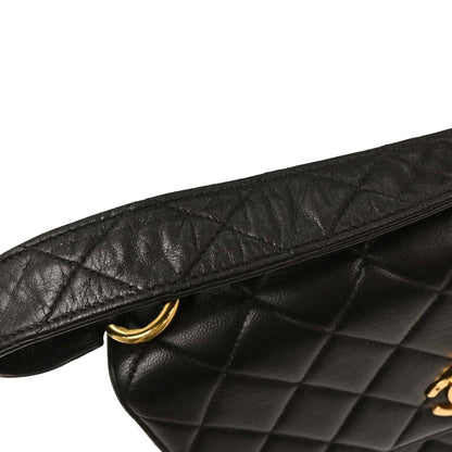 Chanel 1996-1997 Black Lambskin Handbag