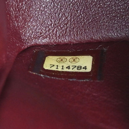 Chanel 2002-2003 Black Lambskin Mini Classic Square Flap Shoulder Bag