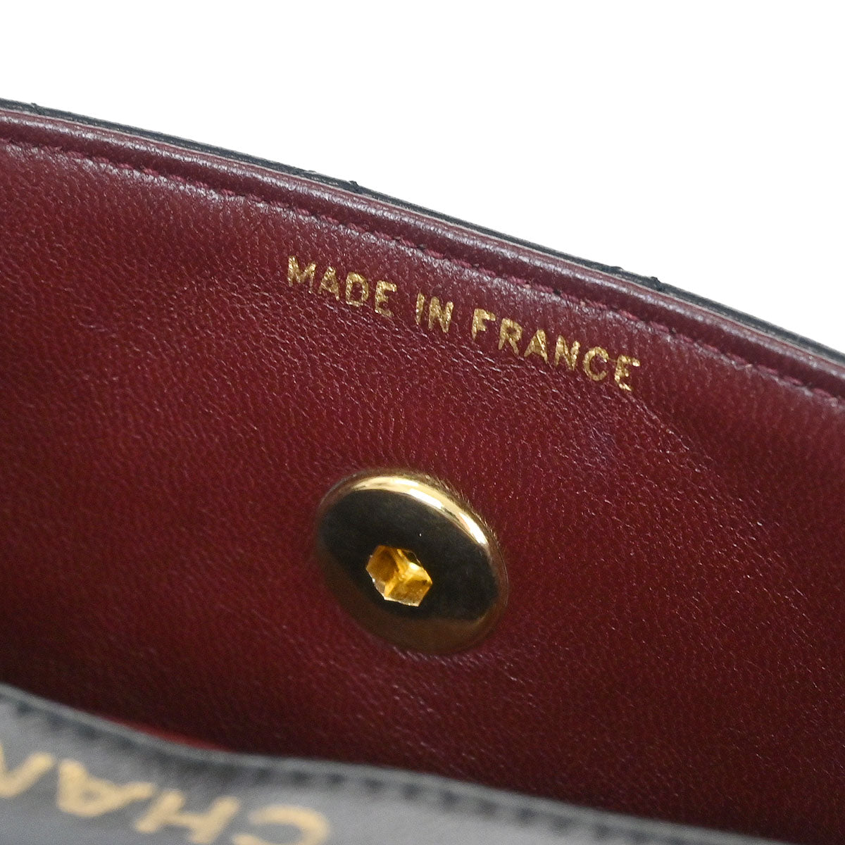 Chanel 1989-1991 Black Lambskin Shoulder Bag