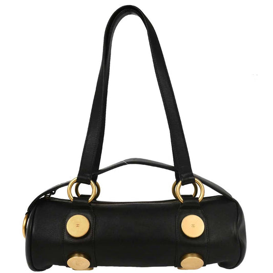 Chanel Black Calfskin Handbag