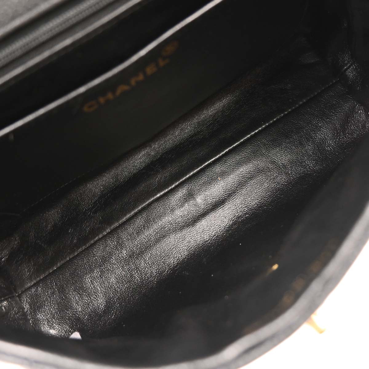 Chanel 1996-1997 Black Caviar Kelly Handbag