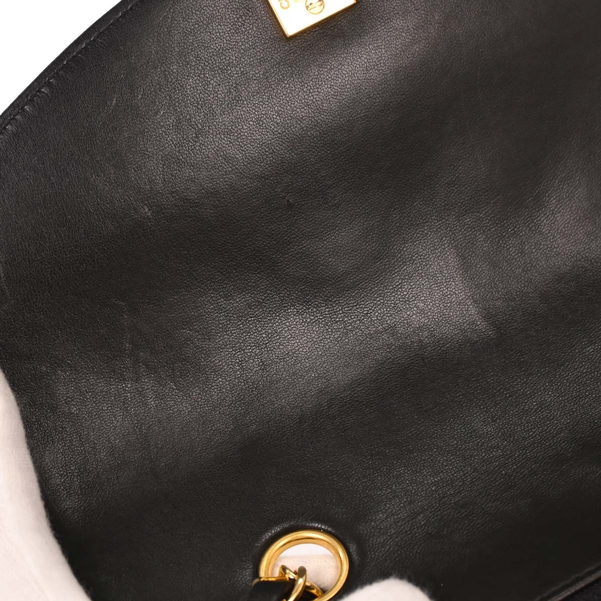 Chanel 1996-1997 Black Lambskin Small Diana Shoulder Bag
