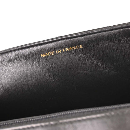 Chanel 1996-1997 Black Lambskin Small Diana Shoulder Bag