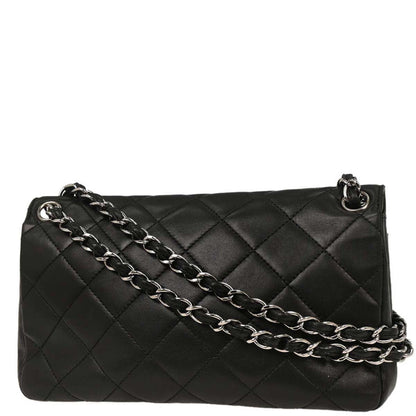 Chanel 2006-2008 Black Lambskin Shoulder Bag