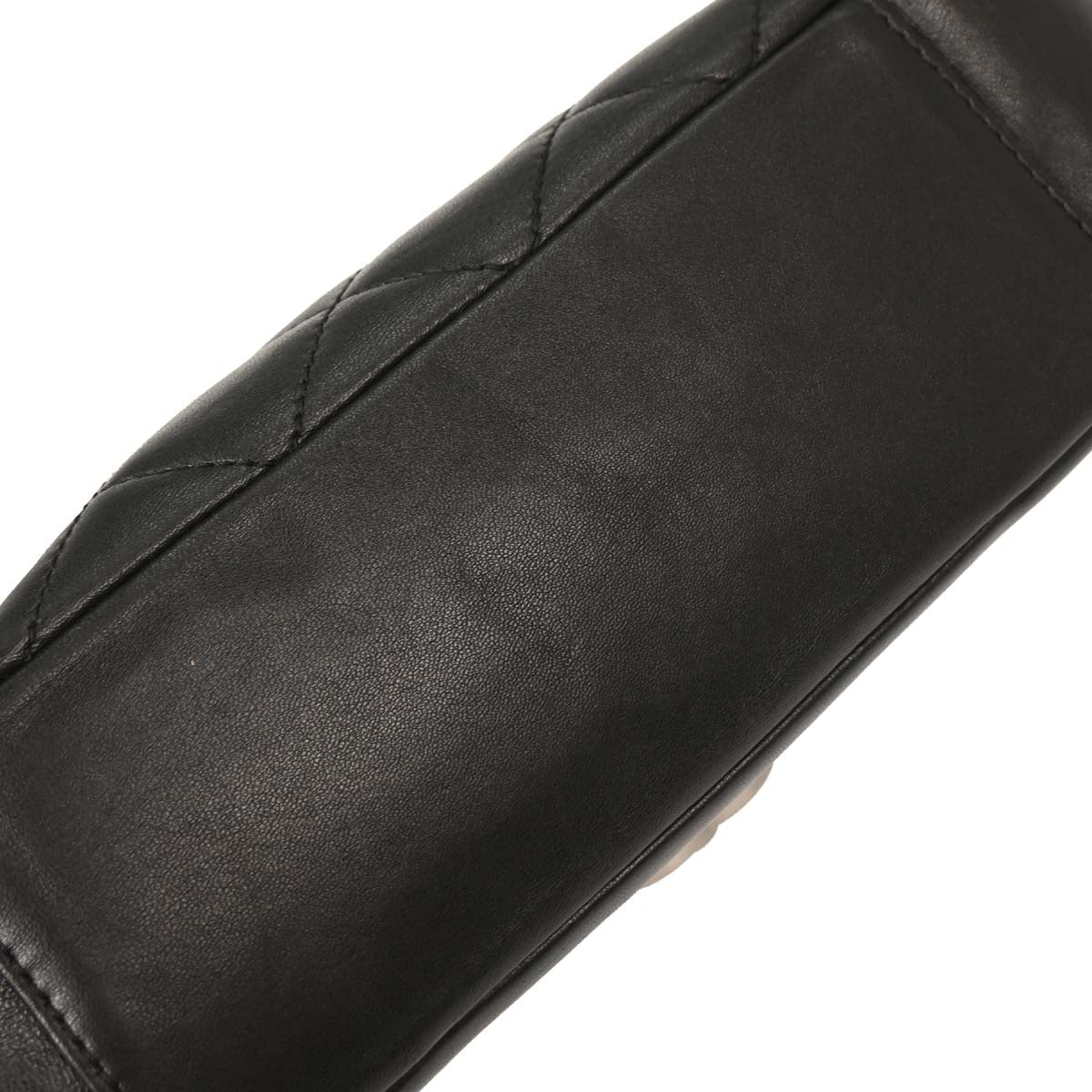 Chanel 2006-2008 Black Lambskin Shoulder Bag